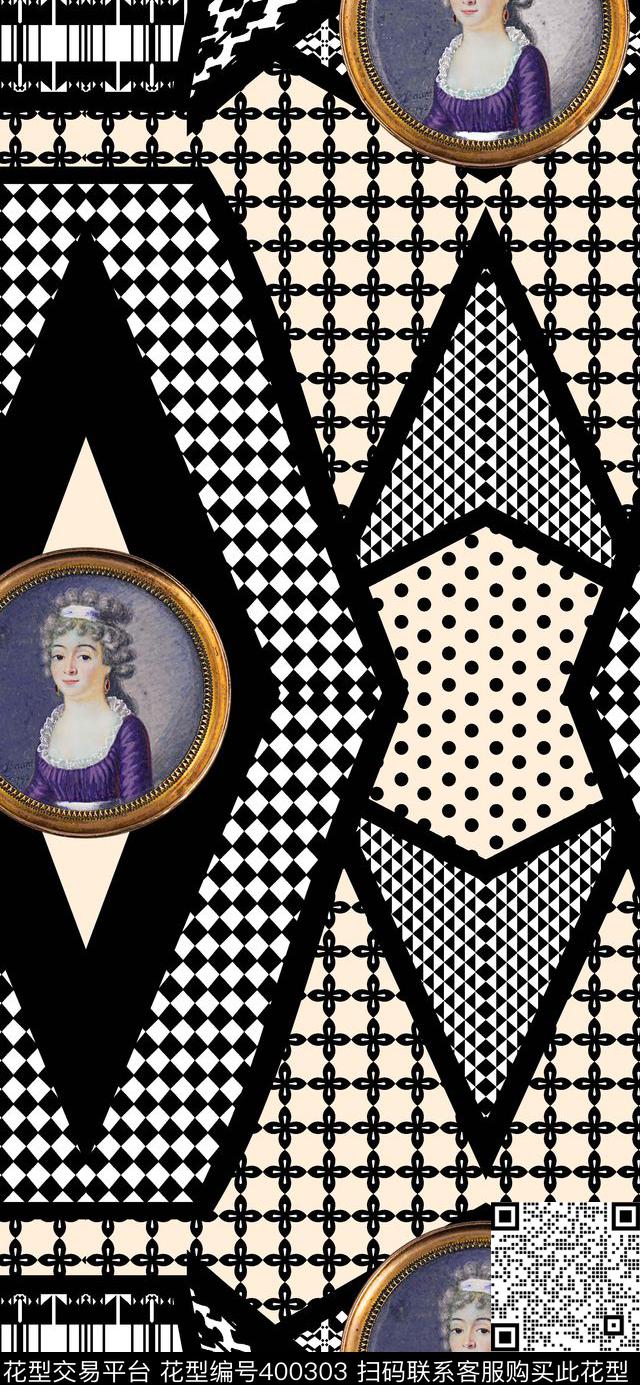 几何金相币传统印花华亿平台下载（图片编号: 400303） - 瓦栏（Walan）