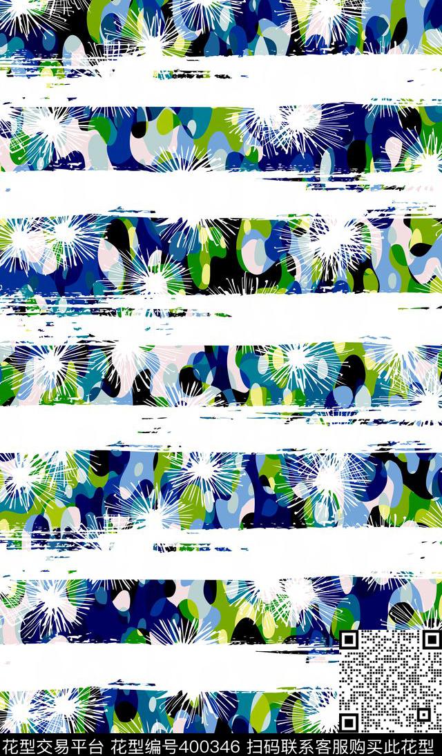 迷彩条纹传统印花华亿平台下载（图片编号: 400346） - 瓦栏（Walan）