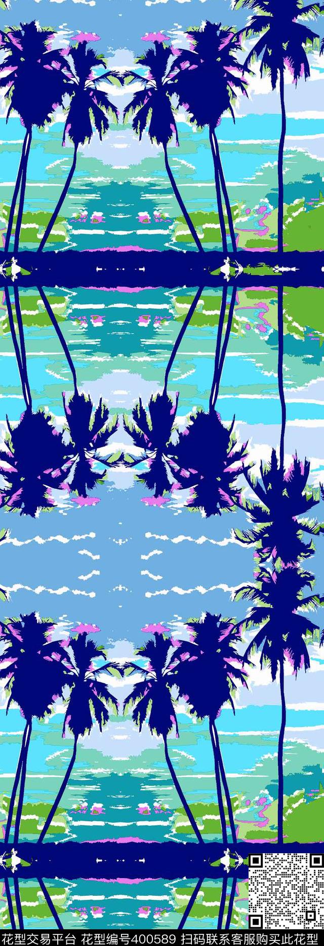 流行时尚热带风情休闲风传统印花华亿平台下载（图片编号: 400589） - 瓦栏（Walan）