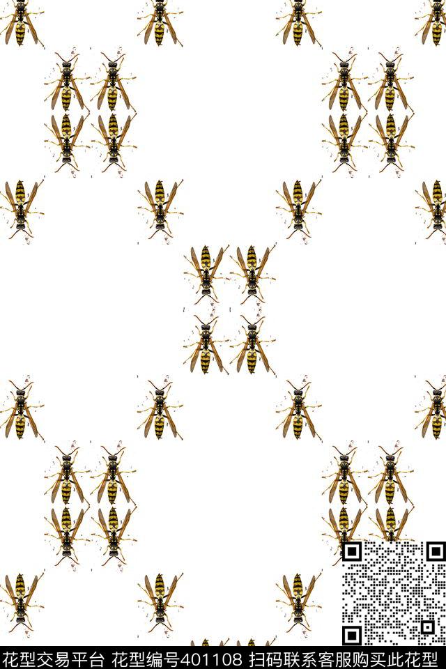 动物年轻条纹传统印花华亿平台下载（图片编号: 401108） - 瓦栏（Walan）