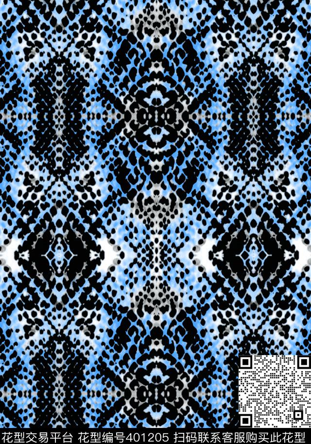 蛇纹传统印花华亿平台下载（图片编号: 401205） - 瓦栏（Walan）