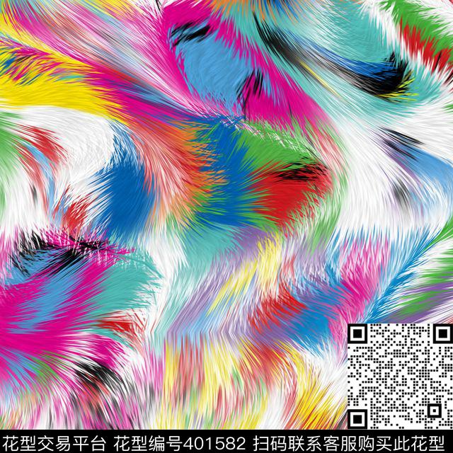 动物纹手绘风格糖果色数码印花华亿平台下载（图片编号: 401582） - 瓦栏（Walan）