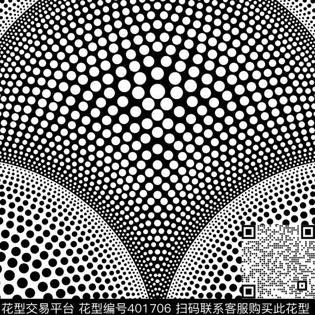 简约几何圆传统印花华亿平台下载（图片编号: 401706） - 瓦栏（Walan）