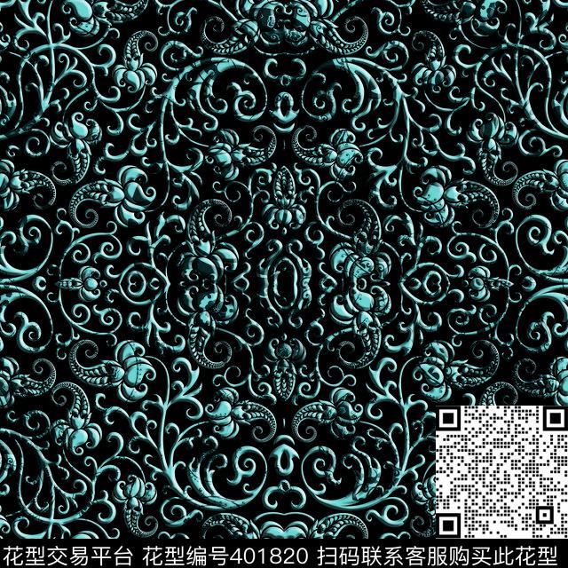 抽象过度格子数码印花华亿平台下载（图片编号: 401820） - 瓦栏（Walan）