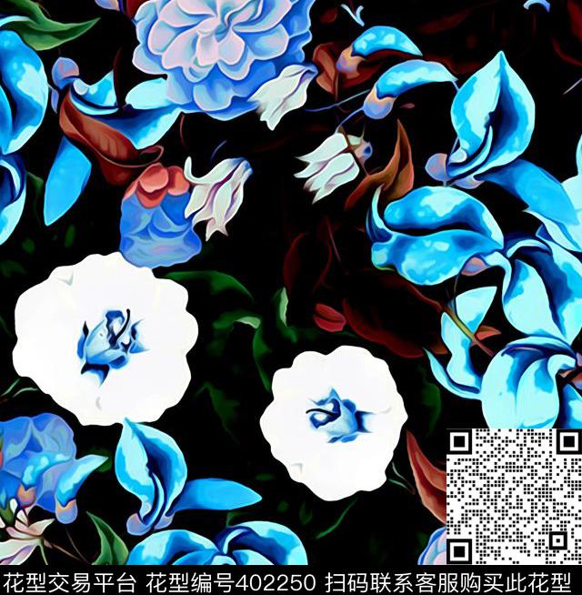 大牌走秀款2015春夏100元买断区数码印花华亿平台下载（图片编号: 402250） - 瓦栏（Walan）