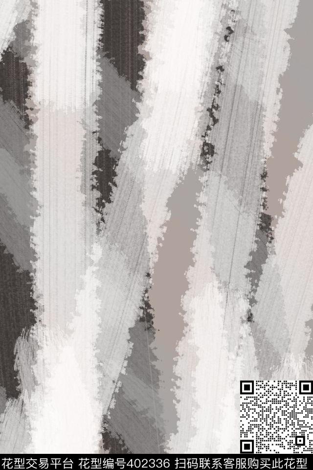 艺术感水墨条子几何_迷彩_纹理花卉数码印花华亿平台下载（图片编号: 402336） - 瓦栏（Walan）