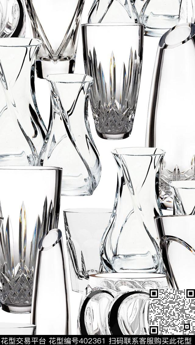 花瓶肌理100元买断区数码印花华亿平台下载（图片编号: 402361） - 瓦栏（Walan）