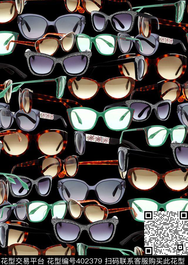 太阳镜时尚数码印花华亿平台下载（图片编号: 402379） - 瓦栏（Walan）