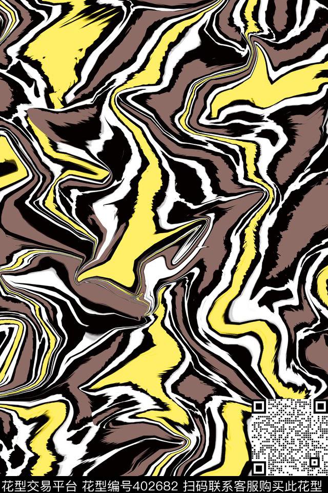 时尚大气抽象元素传统印花华亿平台下载（图片编号: 402682） - 瓦栏（Walan）