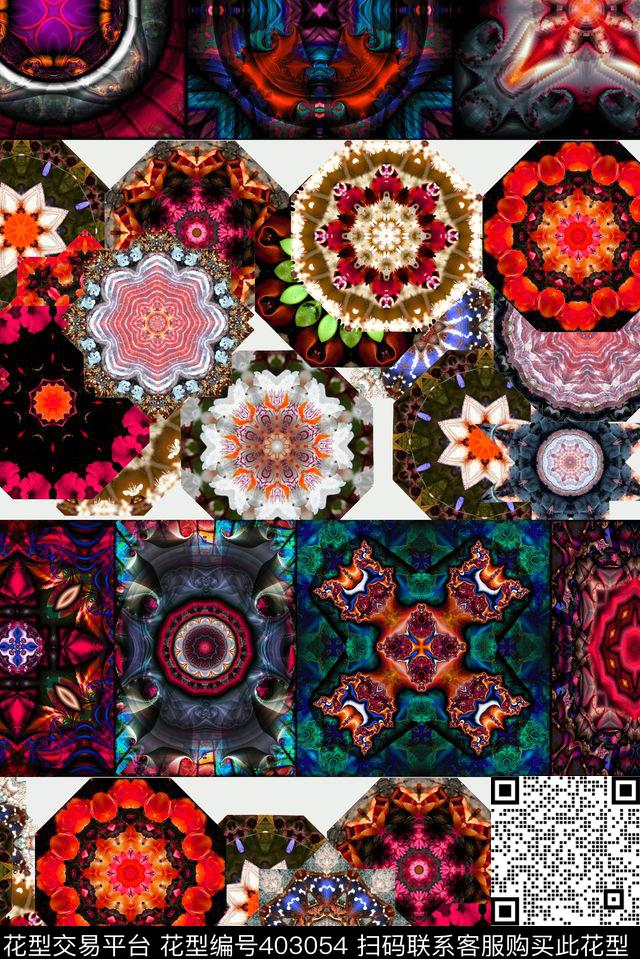 戏曲人物中国风脸谱数码印花华亿平台下载（图片编号: 403054） - 瓦栏（Walan）