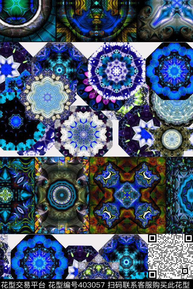 戏曲人物中国风脸谱数码印花华亿平台下载（图片编号: 403057） - 瓦栏（Walan）