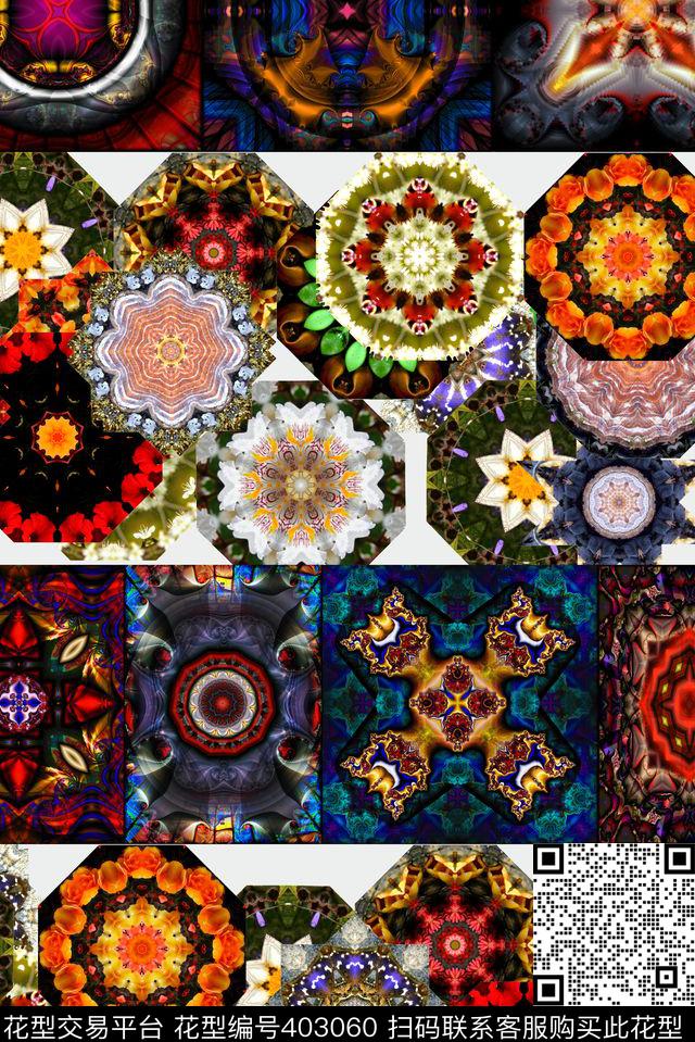 戏曲人物中国风脸谱数码印花华亿平台下载（图片编号: 403060） - 瓦栏（Walan）