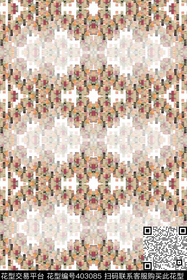 戏曲人物中国风脸谱数码印花华亿平台下载（图片编号: 403085） - 瓦栏（Walan）