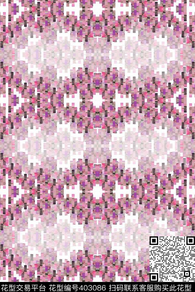 戏曲人物中国风脸谱数码印花华亿平台下载（图片编号: 403086） - 瓦栏（Walan）