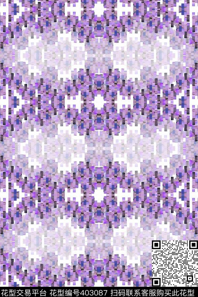 戏曲人物中国风脸谱数码印花华亿平台下载（图片编号: 403087） - 瓦栏（Walan）