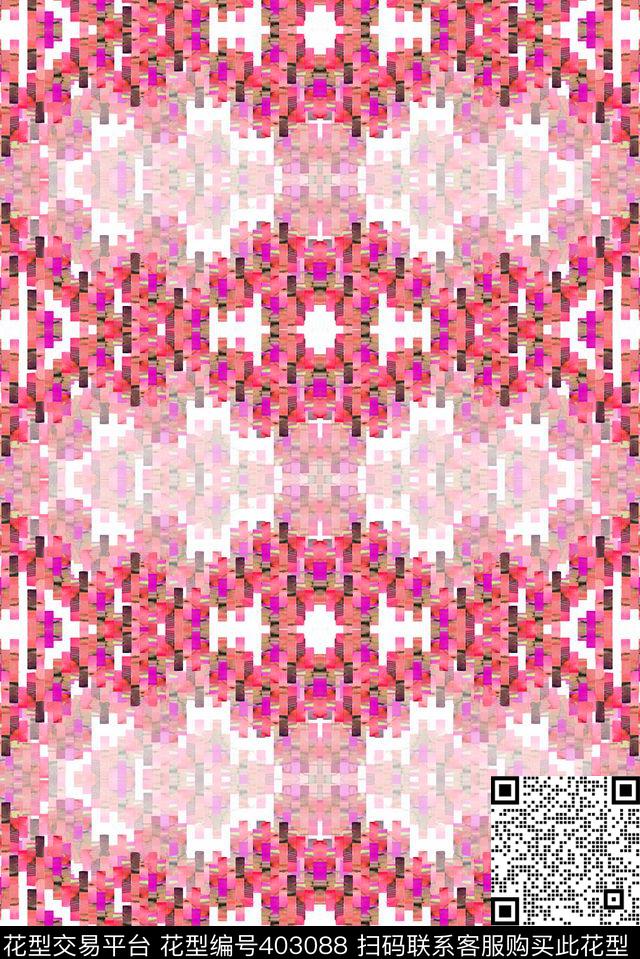 戏曲人物中国风脸谱数码印花华亿平台下载（图片编号: 403088） - 瓦栏（Walan）