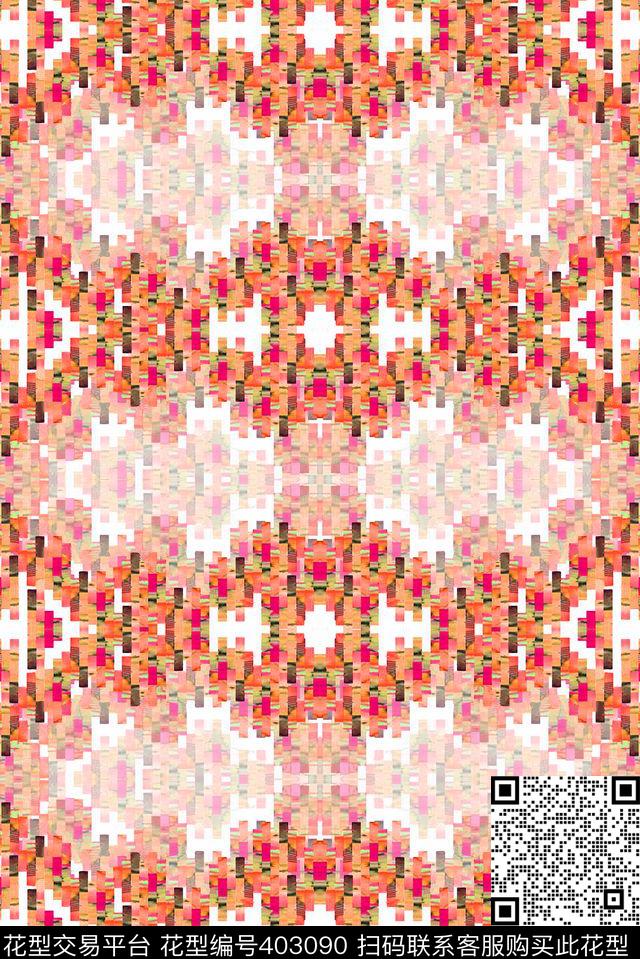 戏曲人物中国风脸谱数码印花华亿平台下载（图片编号: 403090） - 瓦栏（Walan）