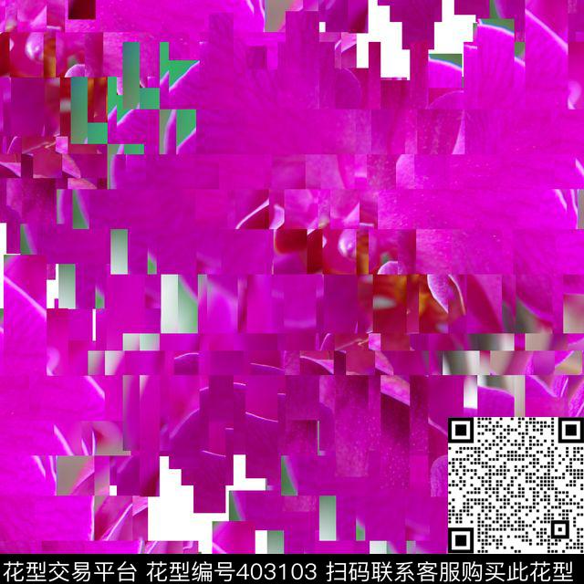 潮流春夏华亿平台复古数码印花华亿平台下载（图片编号: 403103） - 瓦栏（Walan）