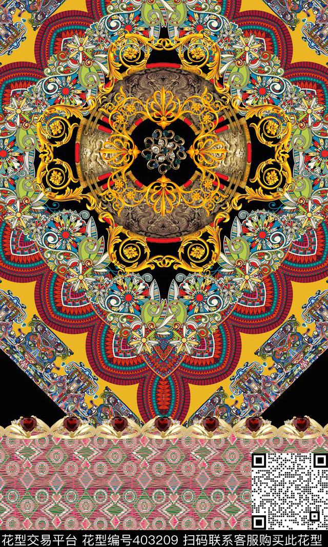 定位欧式数码印花华亿平台下载（图片编号: 403209） - 瓦栏（Walan）