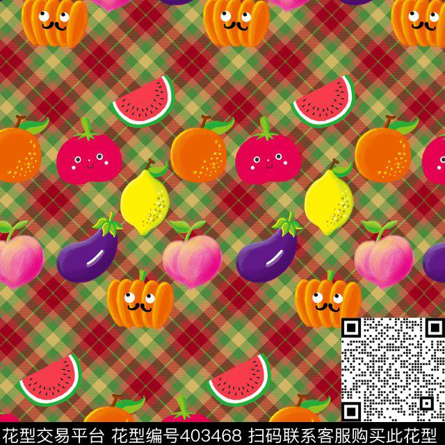 卡通童装水果传统印花华亿平台下载（图片编号: 403468） - 瓦栏（Walan）