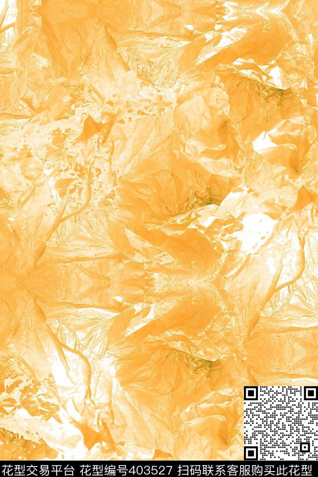 2015潮流轻盈纸皱烟雾抽象数码印花华亿平台下载（图片编号: 403527） - 瓦栏（Walan）