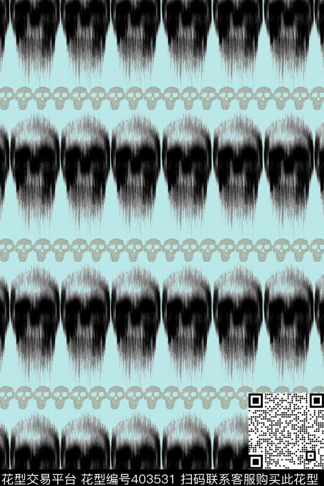 2015发现流行元素-骷髅头波点衬衫+羽绒服华亿平台抽象传统印花华亿平台下载（图片编号: 403531） - 瓦栏（Walan）