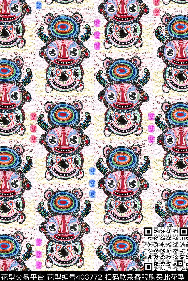 宝石插画趣味数码印花华亿平台下载（图片编号: 403772） - 瓦栏（Walan）