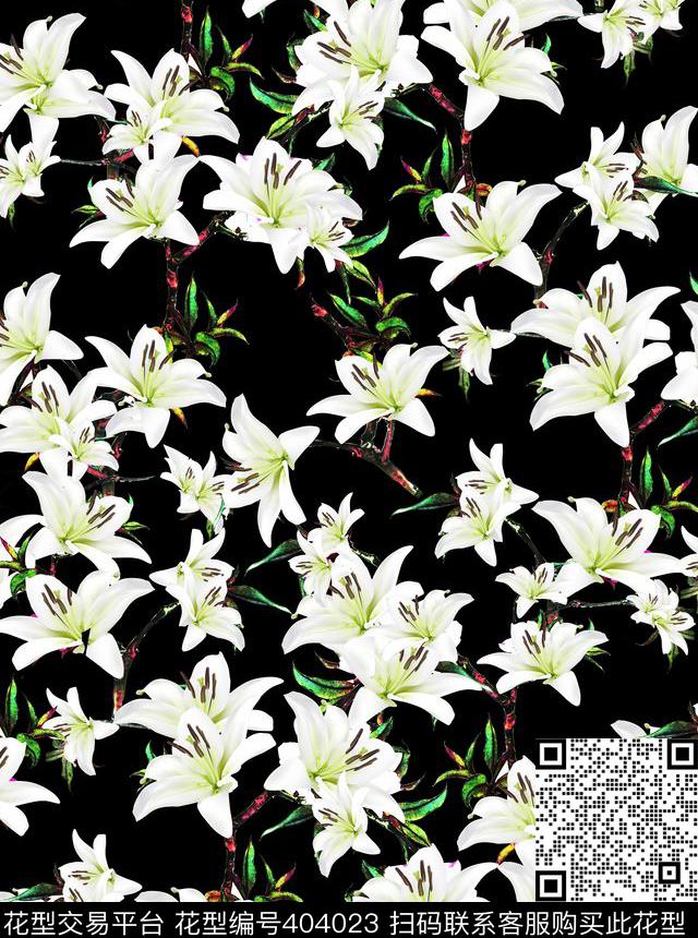 花田园秋冬数码印花华亿平台下载（图片编号: 404023） - 瓦栏（Walan）