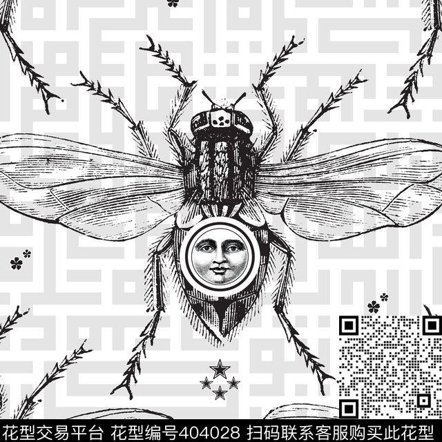 Apolloblackandwhitesciencefiction传统印花华亿平台下载（图片编号: 404028） - 瓦栏（Walan）