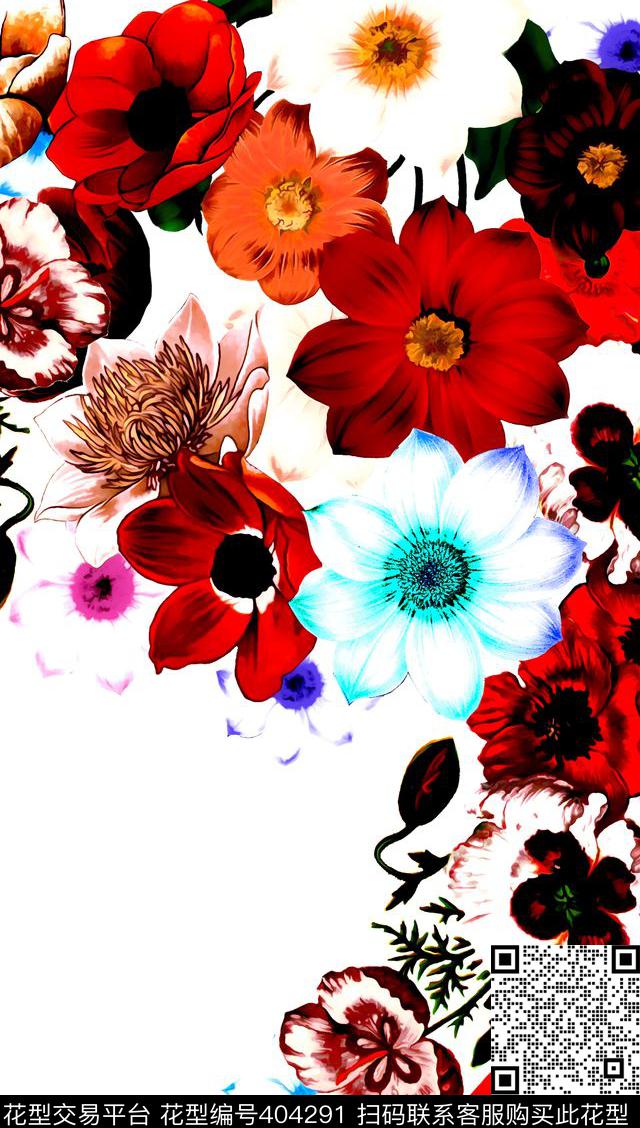 花卉定位5月上新数码印花华亿平台下载（图片编号: 404291） - 瓦栏（Walan）