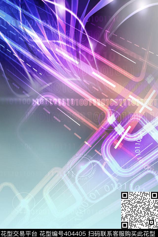 时尚光圈光影数码印花华亿平台下载（图片编号: 404405） - 瓦栏（Walan）