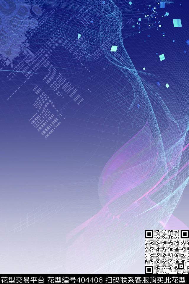 时尚光圈T恤数码印花华亿平台下载（图片编号: 404406） - 瓦栏（Walan）