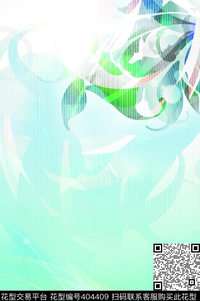 时尚光影T恤数码印花华亿平台下载（图片编号: 404409） - 瓦栏（Walan）