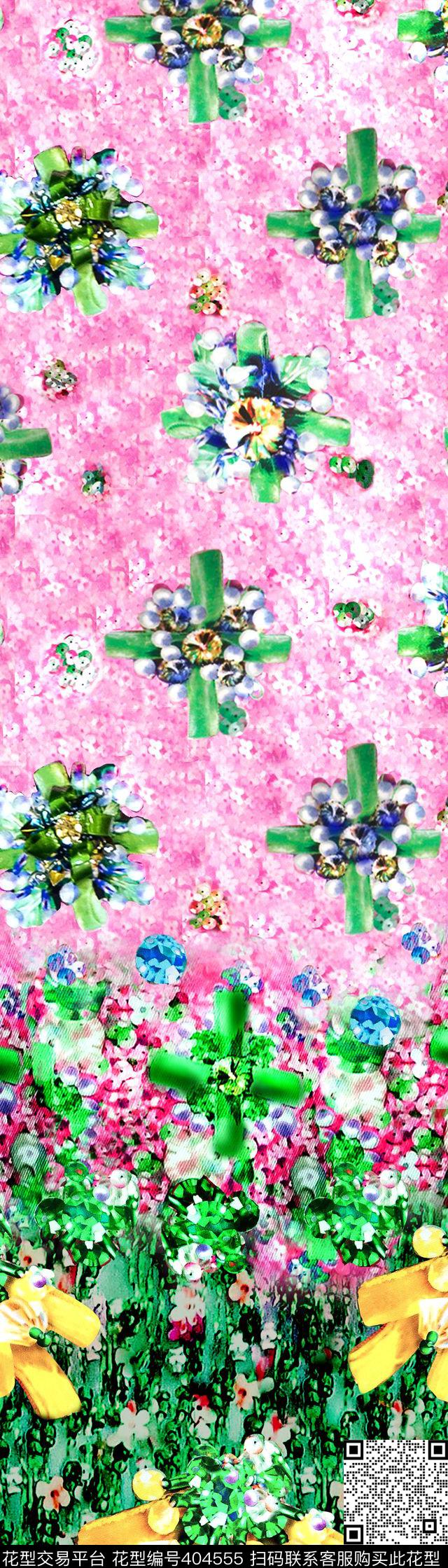 女孩大衣数码印花华亿平台下载（图片编号: 404555） - 瓦栏（Walan）