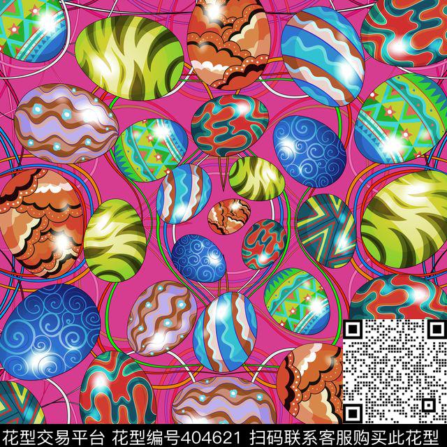 方巾色块彩蛋数码印花华亿平台下载（图片编号: 404621） - 瓦栏（Walan）