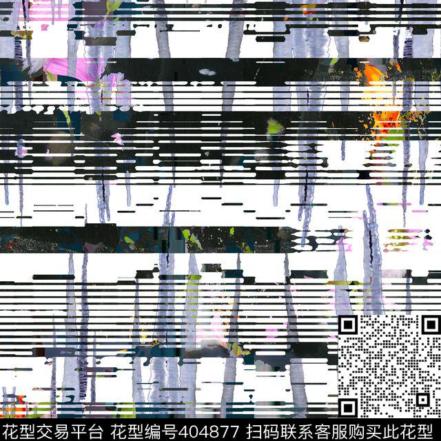 女装四方连续抽象几何数码印花华亿平台下载（图片编号: 404877） - 瓦栏（Walan）