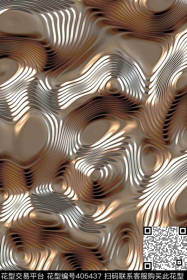 金属高科技梯田数码印花华亿平台下载（图片编号: 405437） - 瓦栏（Walan）