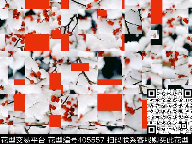 潮流抽象复古数码印花华亿平台下载（图片编号: 405557） - 瓦栏（Walan）