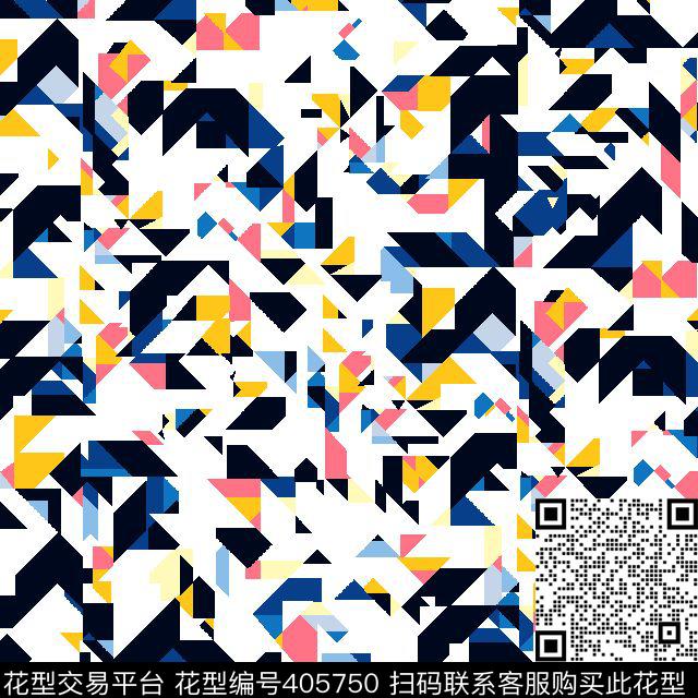几何壹人行几何花传统印花华亿平台下载（图片编号: 405750） - 瓦栏（Walan）