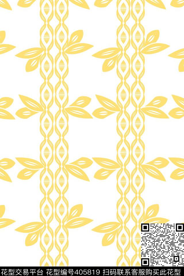 古典花卉传统印花华亿平台下载（图片编号: 405819） - 瓦栏（Walan）