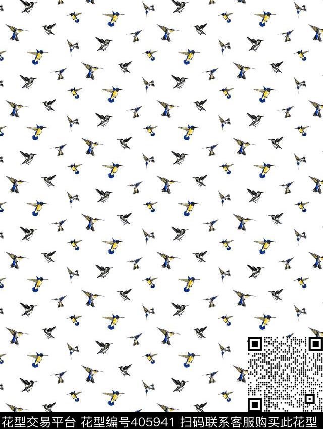 动物鸟类休闲传统印花华亿平台下载（图片编号: 405941） - 瓦栏（Walan）