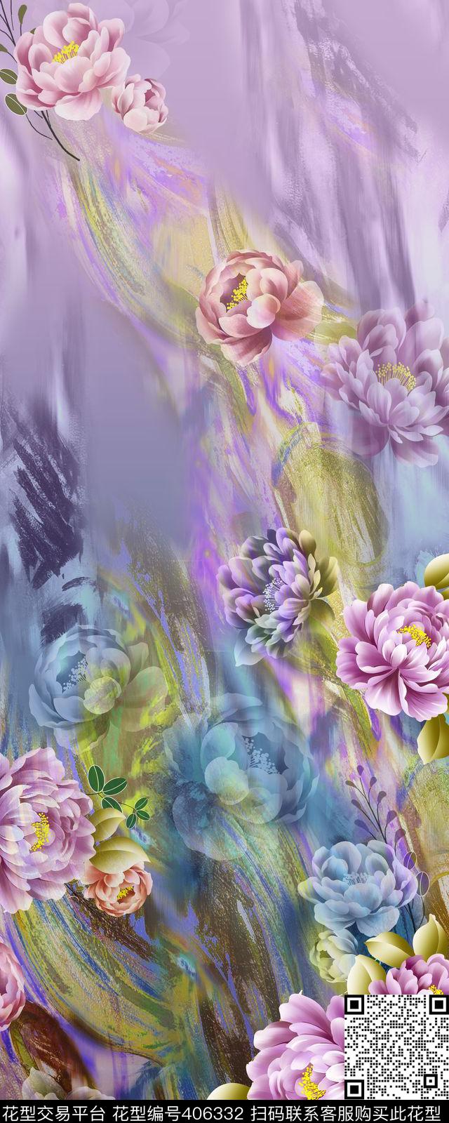 定位梦幻自然数码印花数码印花华亿平台下载（图片编号: 406332） - 瓦栏（Walan）