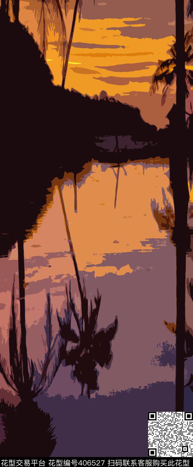 古典靓丽道鹏—丝巾华亿平台传统印花华亿平台下载（图片编号: 406527） - 瓦栏（Walan）