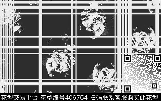 时尚几何剪影传统印花华亿平台下载（图片编号: 406754） - 瓦栏（Walan）