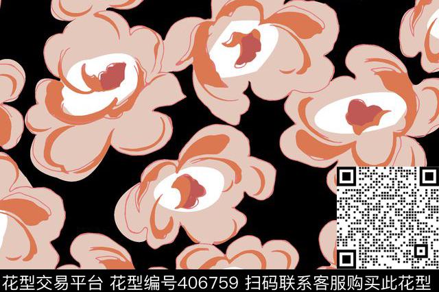 时尚几何花卉传统印花华亿平台下载（图片编号: 406759） - 瓦栏（Walan）