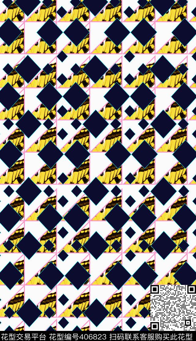 几何印花印象传统印花华亿平台下载（图片编号: 406823） - 瓦栏（Walan）