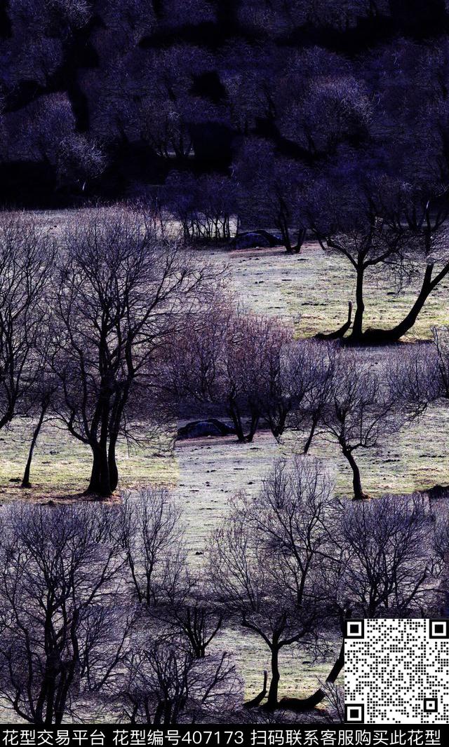 夹克渐变男装数码印花华亿平台下载（图片编号: 407173） - 瓦栏（Walan）