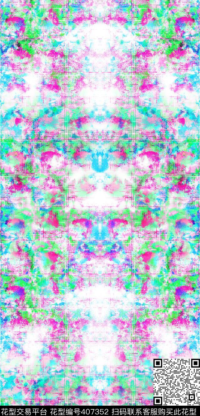 围巾雪纺女装数码印花华亿平台下载（图片编号: 407352） - 瓦栏（Walan）