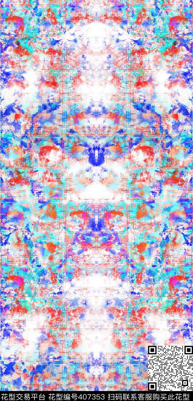 围巾雪纺女装数码印花华亿平台下载（图片编号: 407353） - 瓦栏（Walan）