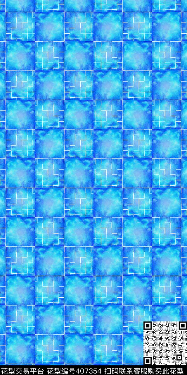 丝绸现代雪纺数码印花华亿平台下载（图片编号: 407354） - 瓦栏（Walan）